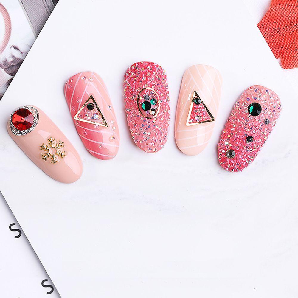 Phụ Kiện Trang Trí Móng Tay Màu Sắc Lấp Lánh Xinh Xắn|Trang Sức Vòng Cổ