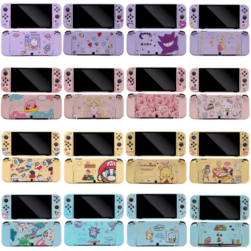 Vỏ Bảo Vệ Nintendo Switch Oled Bằng TPU Họa Tiết Hoạt Hình Oled