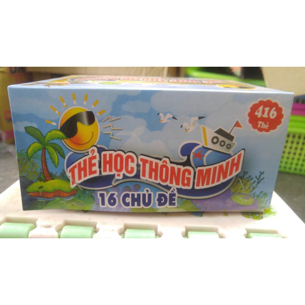 Bộ 416 THẺ HỌC THÔNG MINH CHO TRẺ