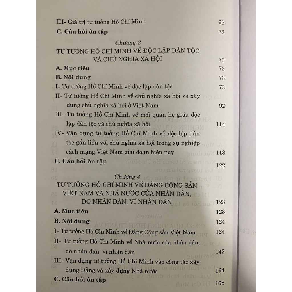 Sách - Giáo Trình Tư Tưởng Hồ Chí Minh - Dành Cho Bậc Đại Học Hệ Không Chuyên Lý Luận Chính Trị