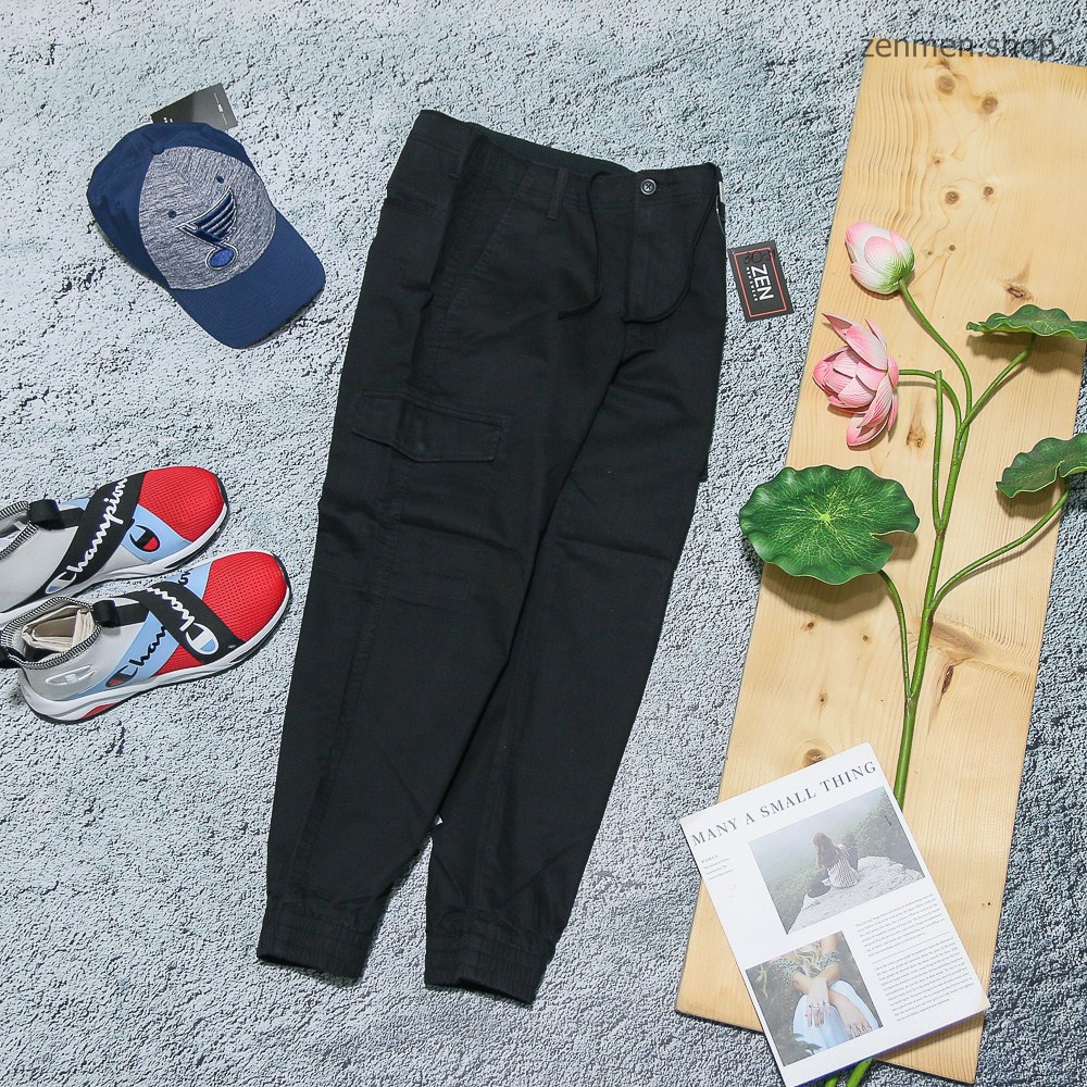 Quần Jogger Kaki Túi Hộp Uniqlo Xuất Dư Xịn Chính Hãng