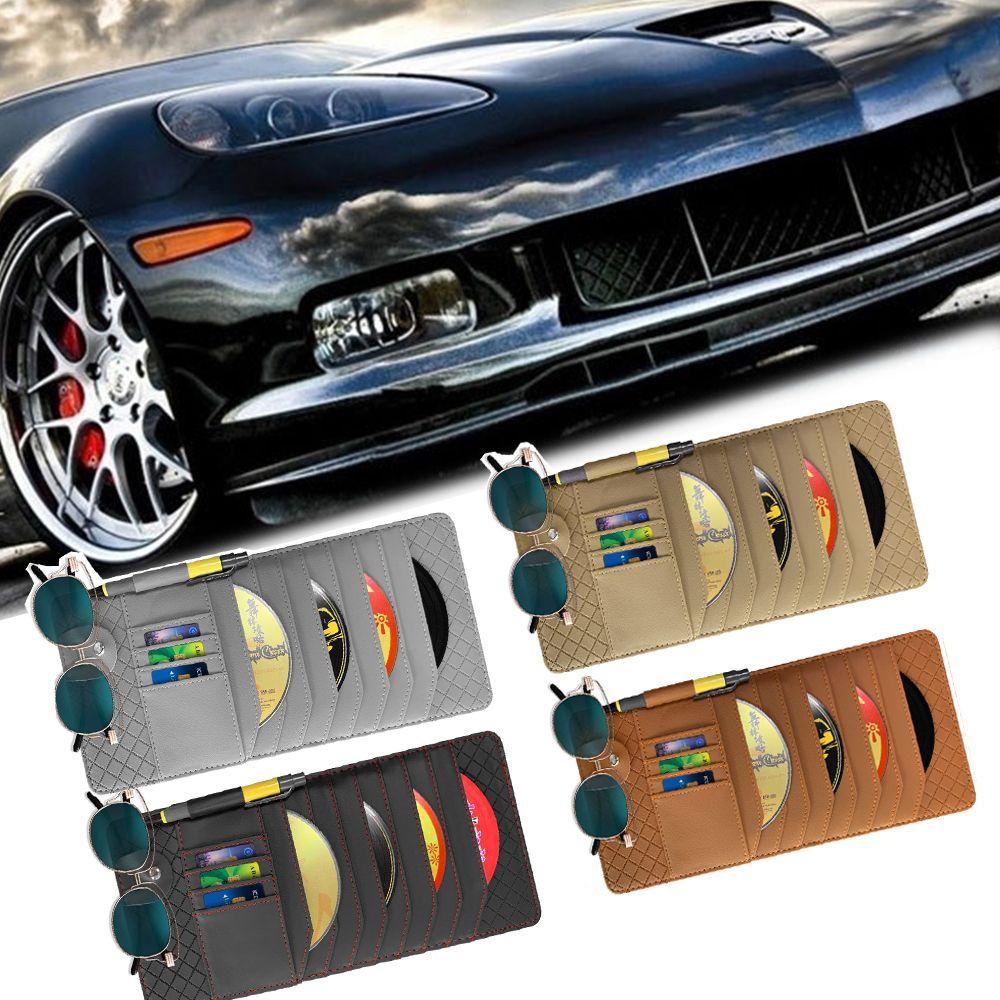 Ví Đựng Thẻ Gắn Tấm Che Nắng Nhiều Ngăn Tiện Dụng