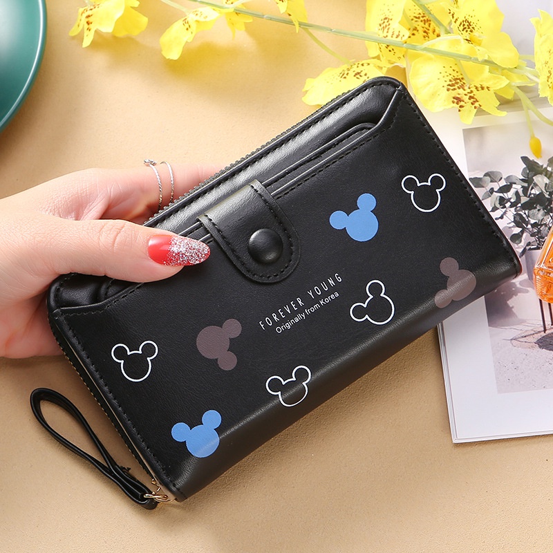 Ví IELGY dài siêu mỏng có khóa kéo thời trang cho nữ