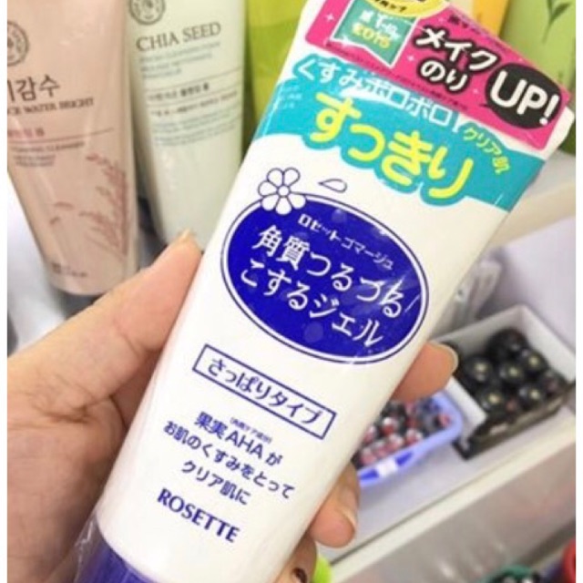 Gel tẩy tế bào chết da mặt Rosette