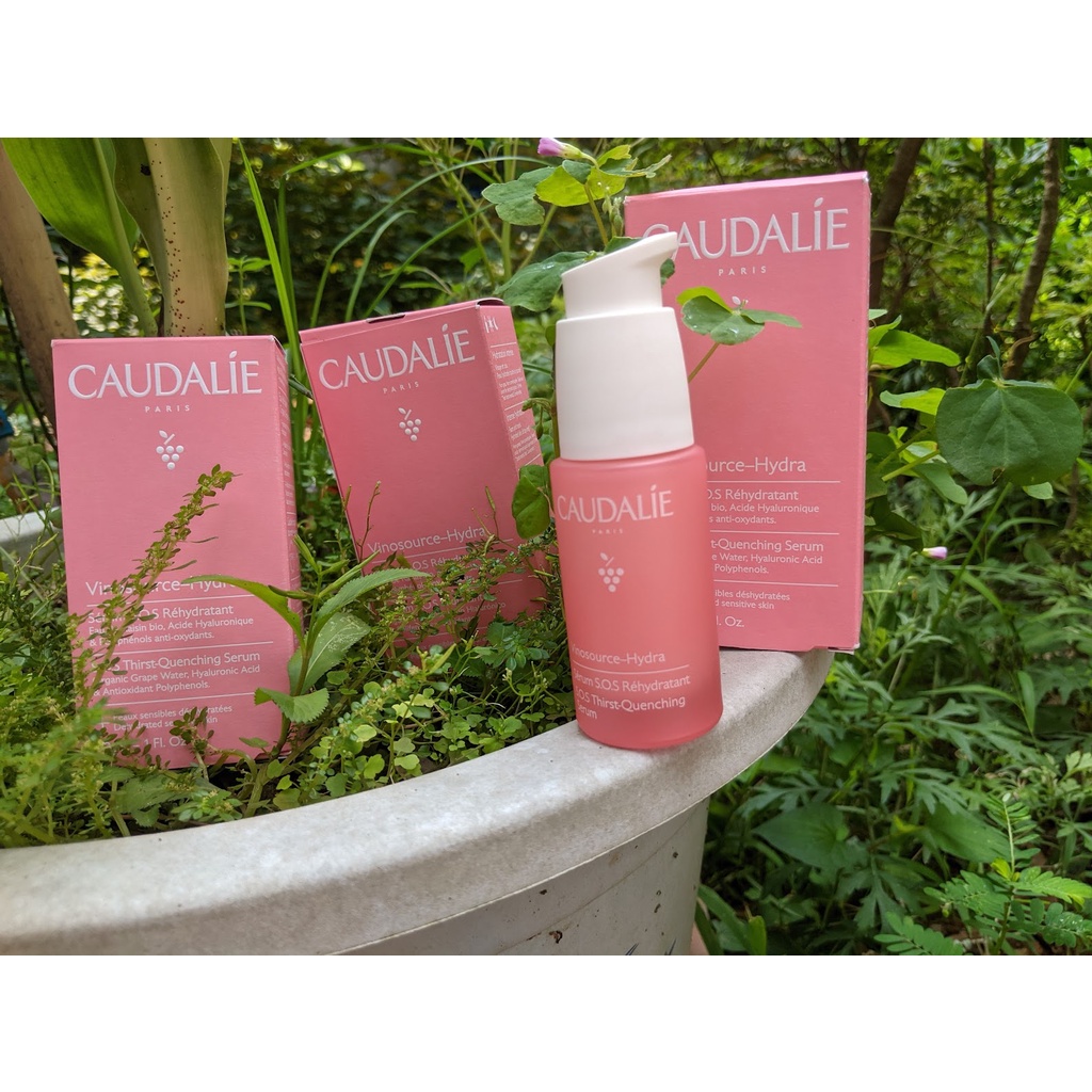 [Hàng nội địa Pháp] SERUM CẤP NƯỚC, chống lão hoá, sáng da CAUDALIE SOS VINOSOURCE