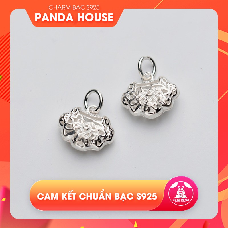 Charm bạc s925 hình túi như ý #2 size 6x12x14mm (charm treo) - Panda House