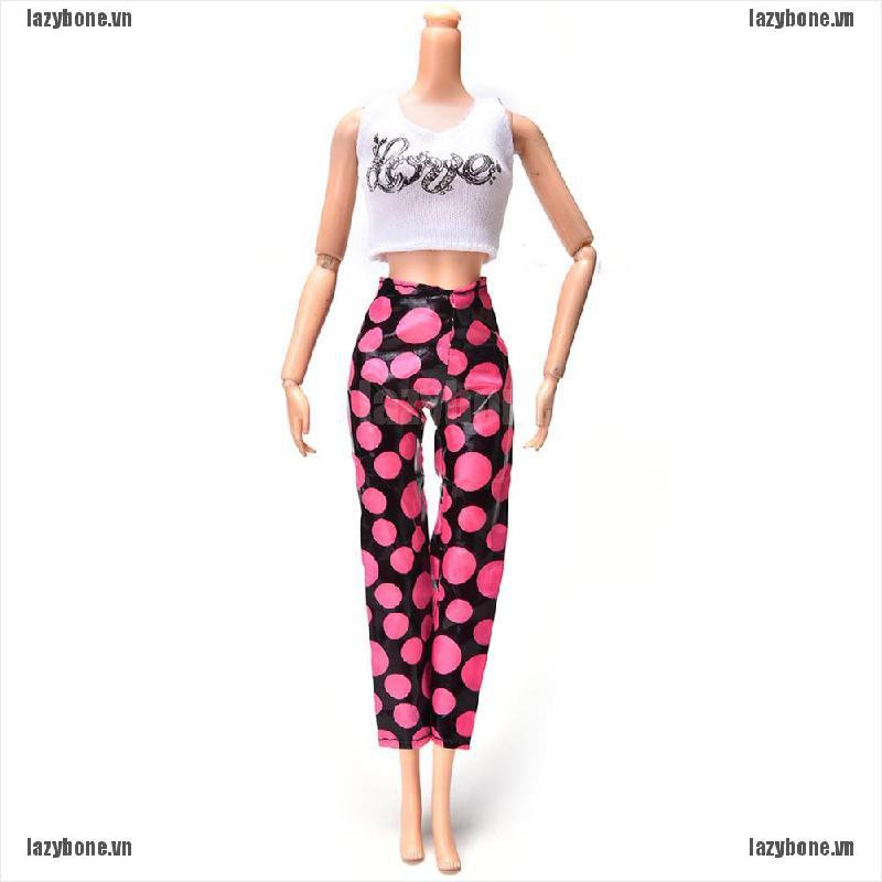Bộ Quần Áo Dễ Thương Thời Trang Cho Búp Bê Barbie