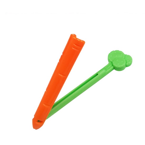 Set 5 kẹp miệng túi hình cà rốt 11.5cm Clovershop68