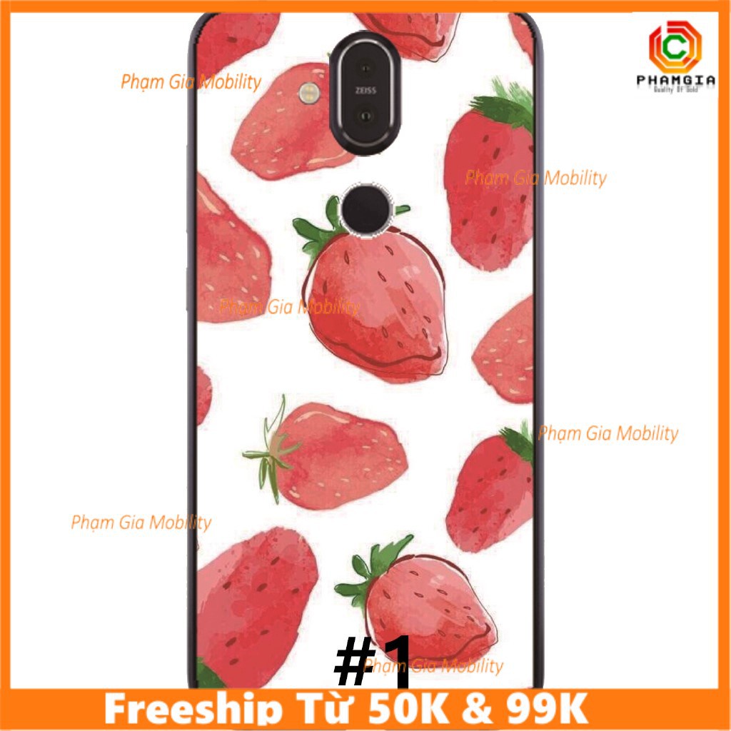 Ốp lưng dẻo in hình trái cây tươi mát cho nokia 8.1