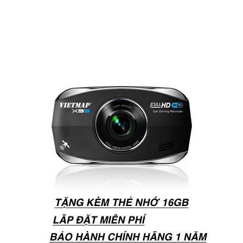 Camera hành trình Vietmap X9S - Kết nối wifi xem video trực tiếp trên điện thoại