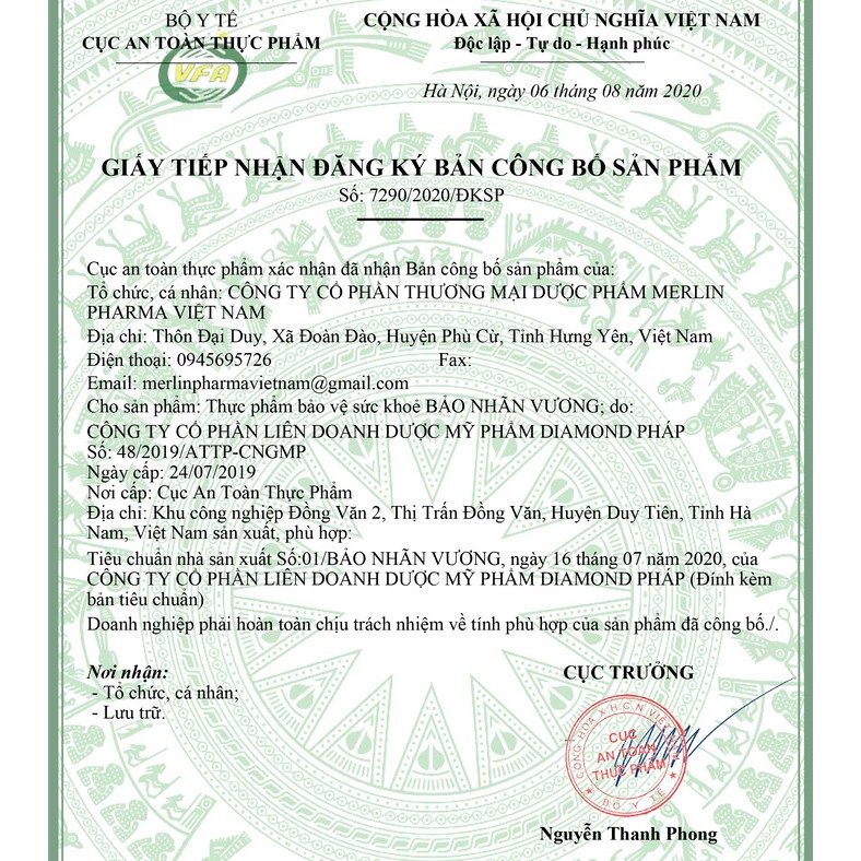 Bảo Nhãn Vương - Hỗ trợ giảm khô mắt, mỏi mắt, thoái hóa điểm vàng, giúp sáng mắt (30 viên)