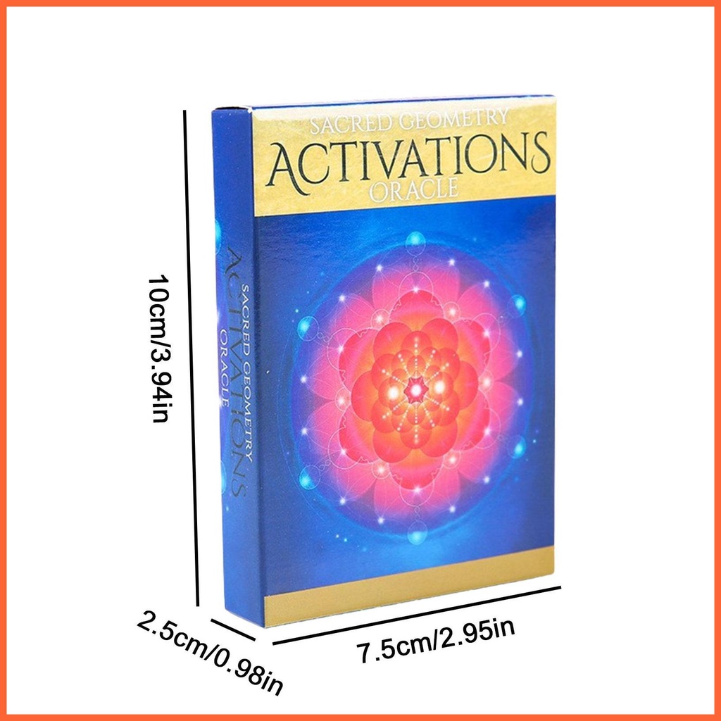 Mới Bộ Bài Tarot 44 Lá Oracles Deck Sacred Geometrys Oracle