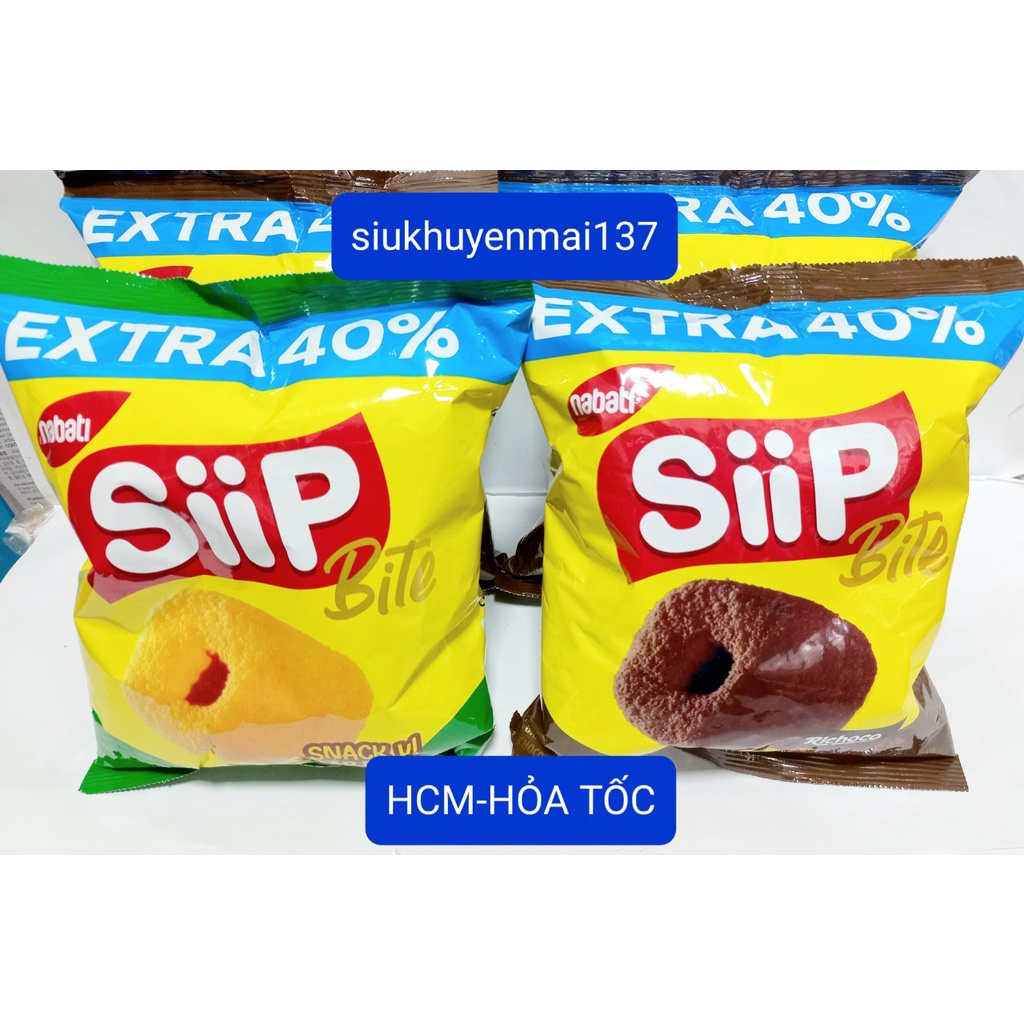 hsd :3/2023 Nabati Siip Bite 3 vị Socola , Bắp phô mai - 40 gr_chỉ ship hỏa tốc
