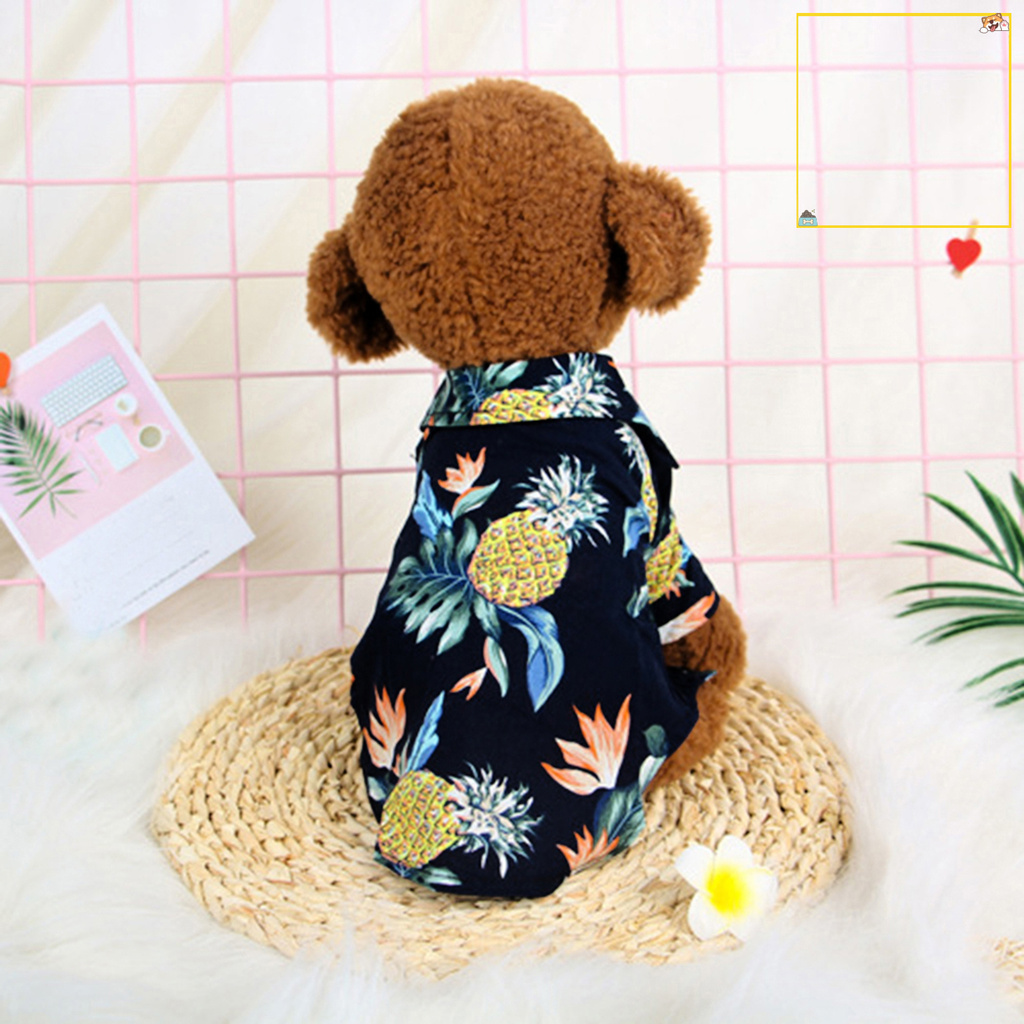 Áo Thun Cotton In Họa Tiết Cho Thú Cưng