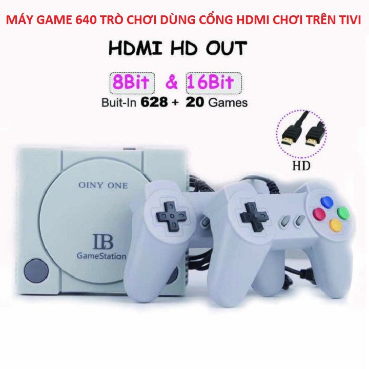 Máy Chơi Game 648 Trò Chơi, IB Station Only One Cổng HDMI Chơi Trên Tivi - Phiên Bản Cao Cấp Nhất Thế Hệ Mới 2021