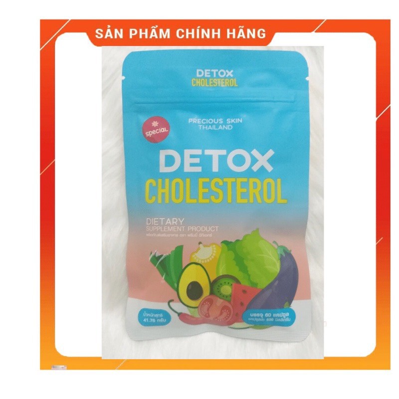 DETOX CHOLESTEROL KHỬ MỠ THÁI LAN