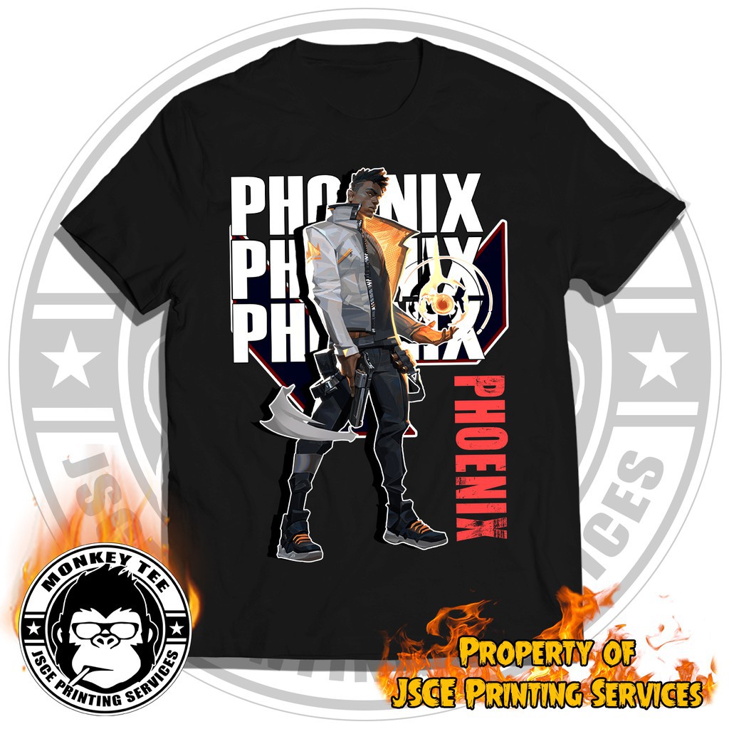 Áo thun VALORANT PHOENIX cưc chất siêu ngầu
