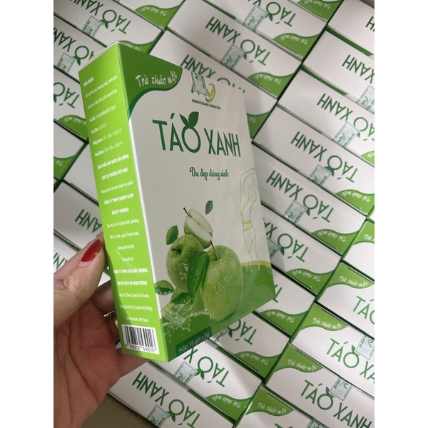 Trà táo giảm cân thải mỡ trà táo đốt mỡ detox cơ thể giảm vòng 2 hộp 15 gói