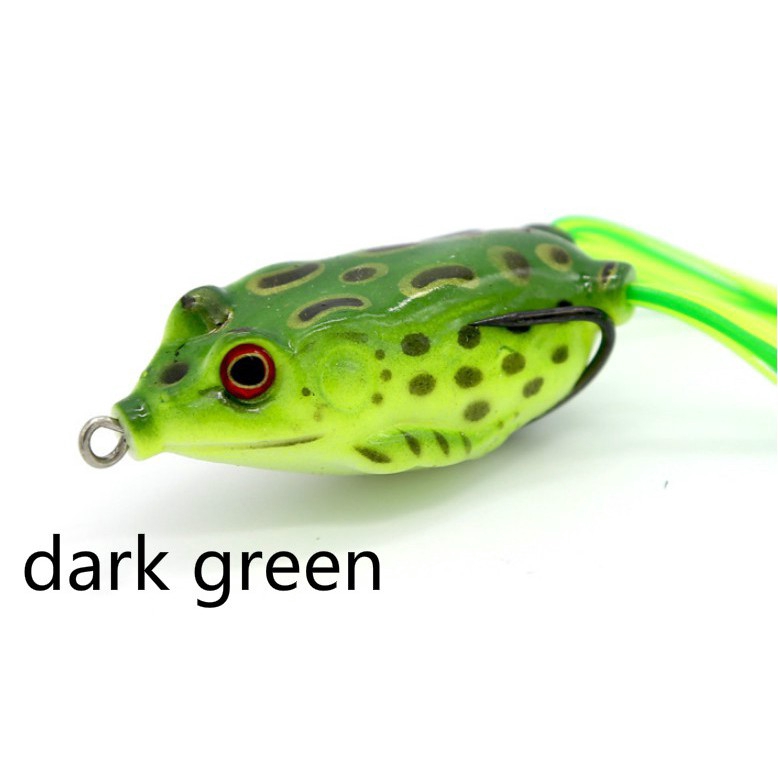Mồi giả câu cá hình ếch bằng silicon mềm 12g 5.5mm