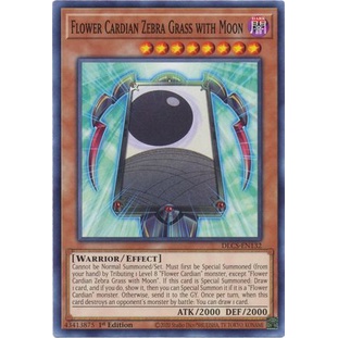 Thẻ bài Yugioh - TCG - Flower Cardian Zebra Grass with Moon / DLCS-EN132'