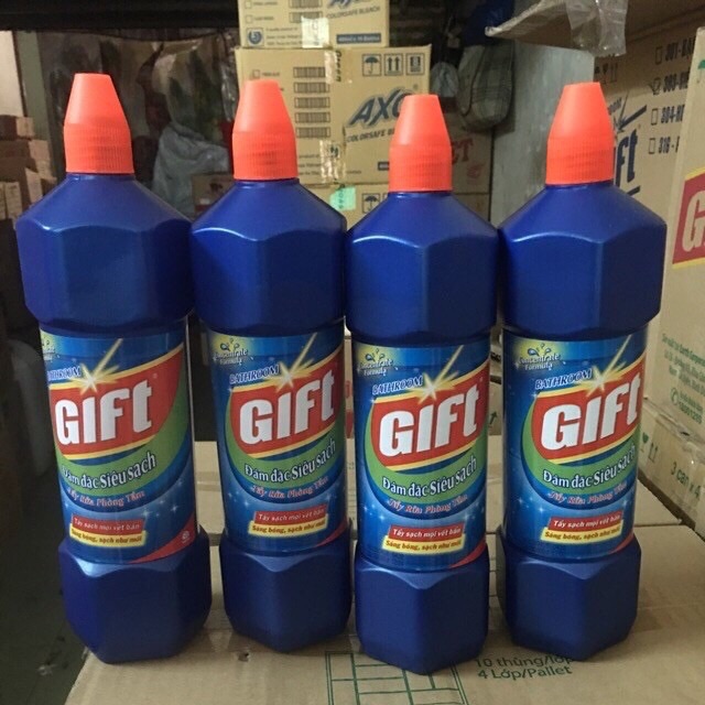 [HÀNG CÓ SẴN] - NƯỚC TẨY RỬA NHÀ TẮM VÀ NHÀ VỆ SINH GIFT 900ML