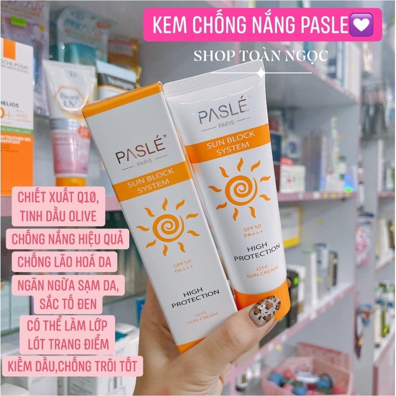 [DATE MỚI] KEM CHỐNG NẮNG PASLE