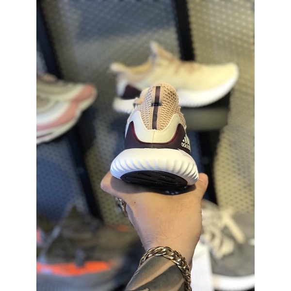 Giày thể thao sneaker alpha bounce 2018 kem tím