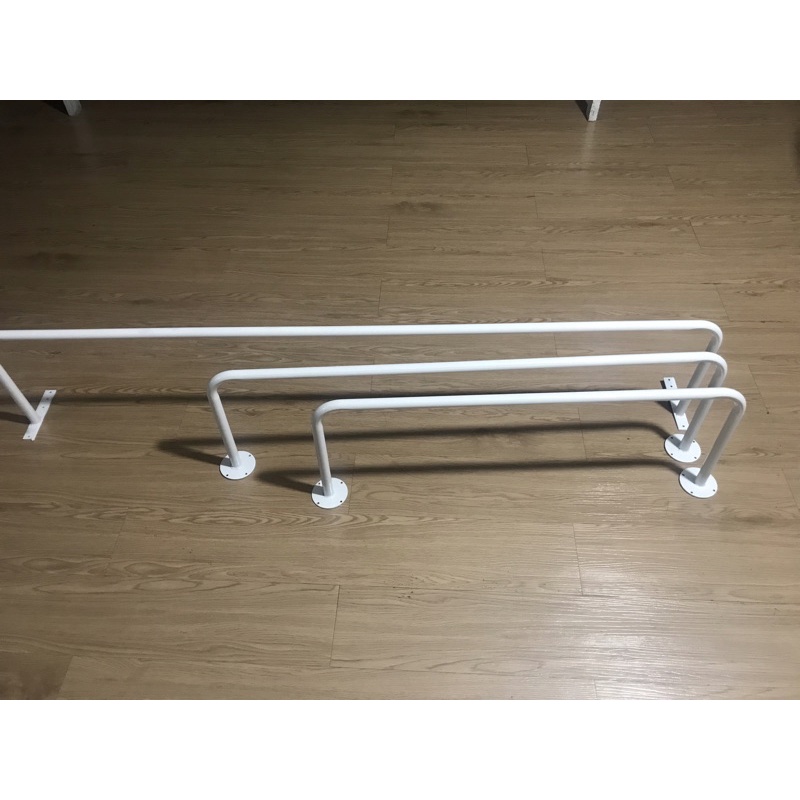Thanh treo đồ bắt tường màu trắng 80cm,1m,1m2 và 1m5(Tặng kèm vít và tắt kê)