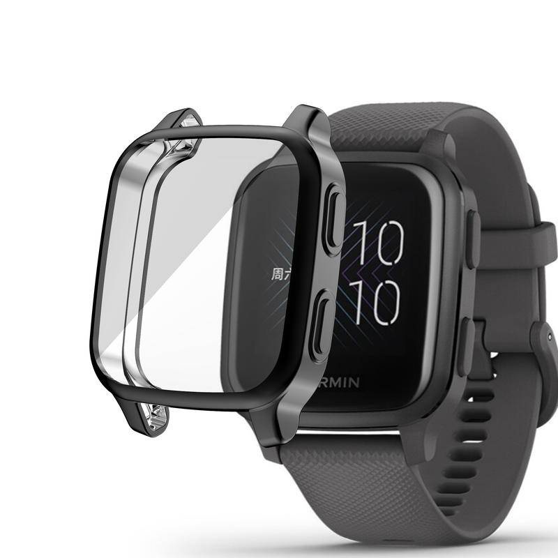 Vỏ bảo vệ màn hình từ TPU trong suốt cho đồng hồ thông minh Garmin Venu SQ