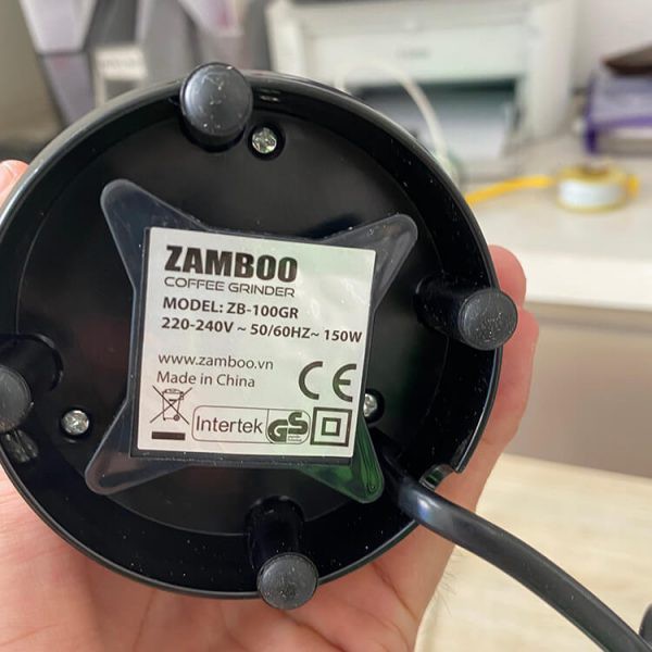 Máy xay cà phê gia đình Zamboo ZB-100GR