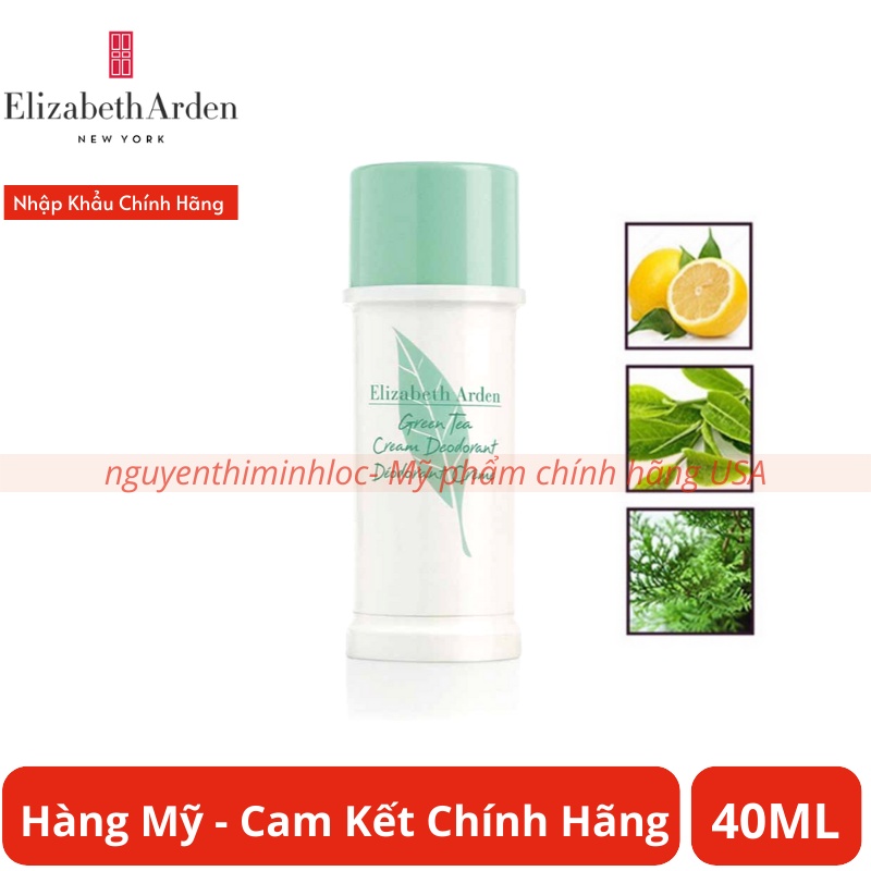 LĂN KHỬ MÙI ELIZABETH ARDEN - Green Tea Cream Deodorant 40ml