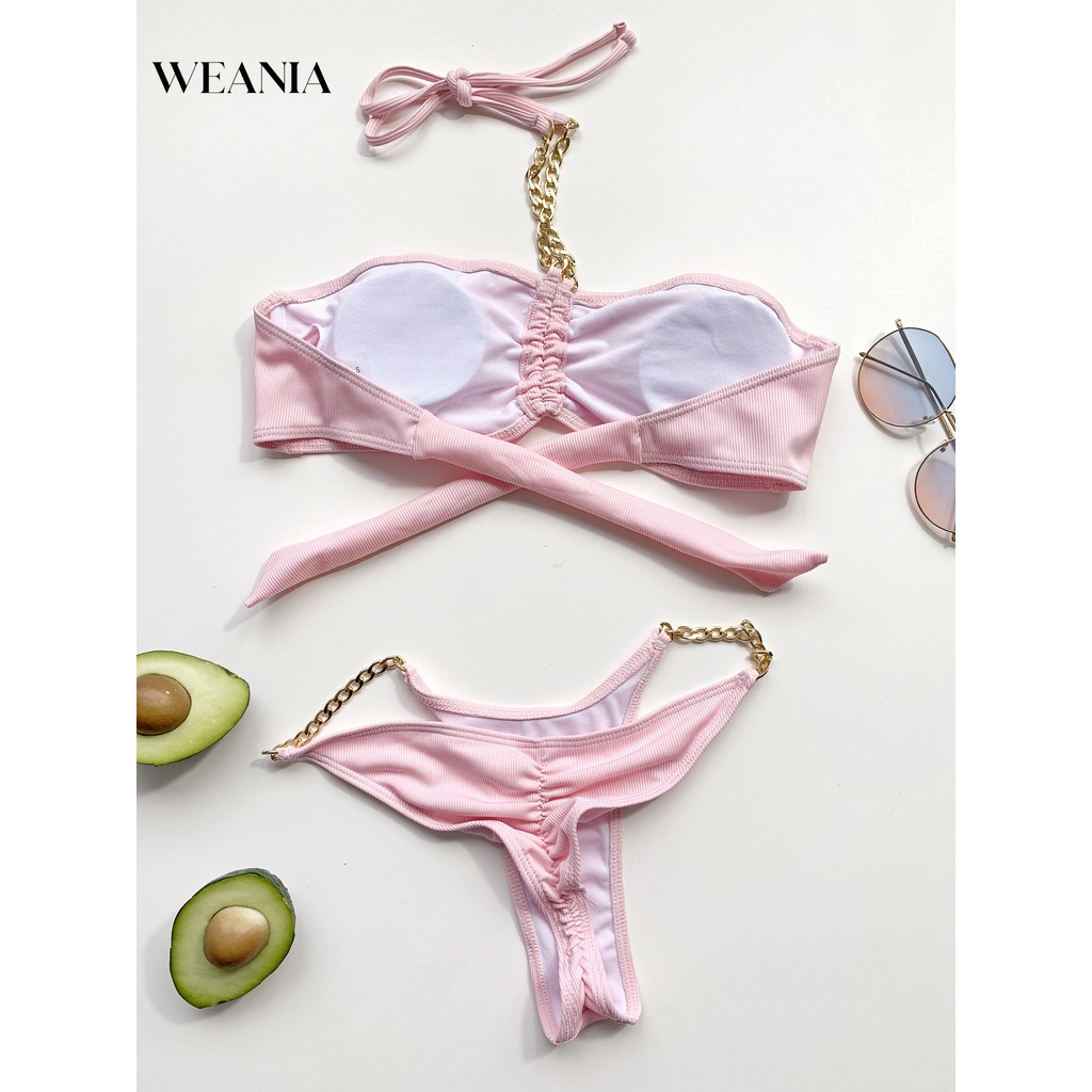 Bộ Bikini 2 MảNh MàU Trơn QuyếN Rũ Cho Nữ