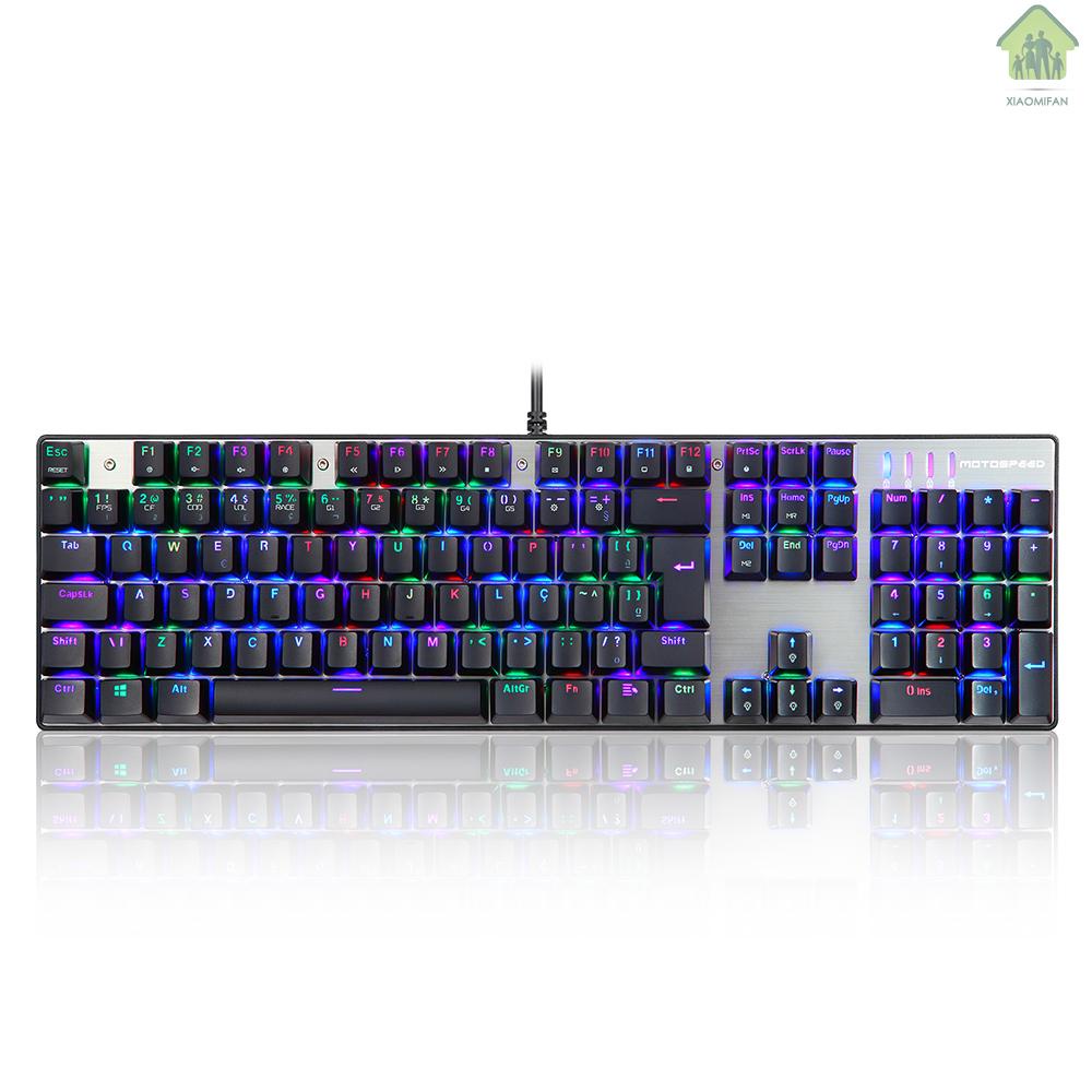 Bàn Phím Cơ Gaming Xm Motospeed Ck104 104 Có Đèn Led Nền