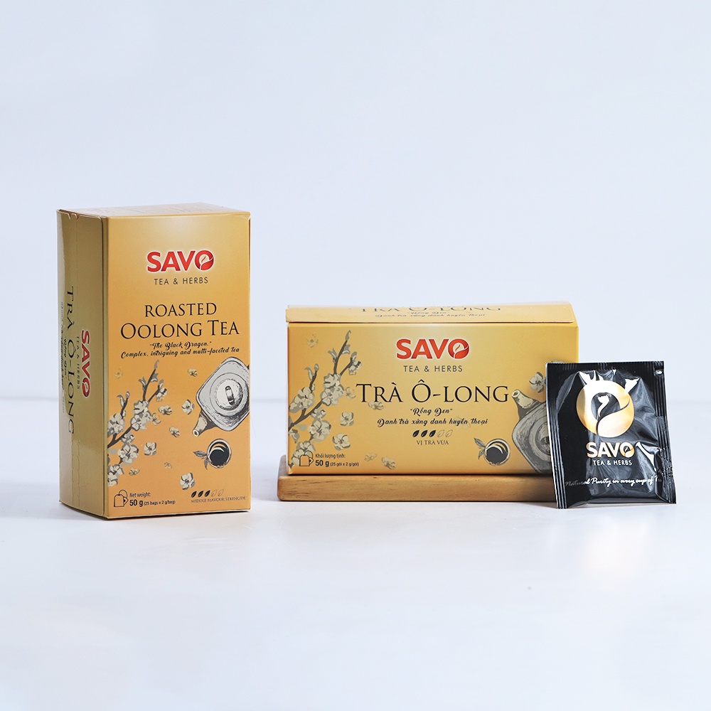 Trà SAVO oolong 25 gói x 2g KPHUCSINH - Hàng Chính Hãng