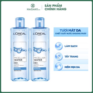 Nước Tẩy Trang L oreal Refreshing làm sạch, dưỡng ẩm cho mọi loại da 400ml