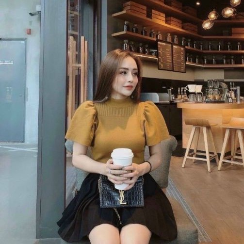 Áo cổ lọ thun gân tăm phôm chuẩn sang chảnh A15 ❤️