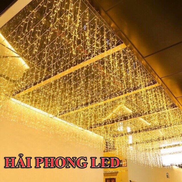 Đèn rèm mành mưa trang trí sảnh sự kiện Đèn led thả mành