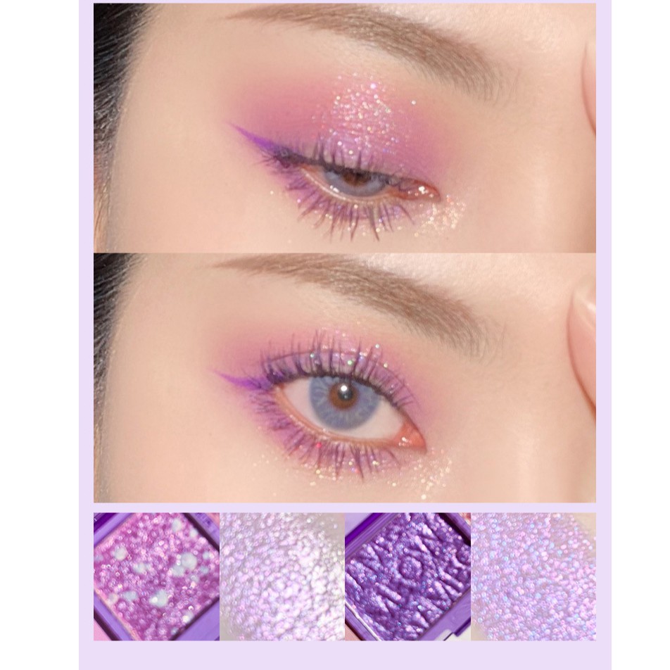 Bảng phấn mắt nhũ lì 9 ô Xixi Meow Meow dẹp Senabeauty | BigBuy360 - bigbuy360.vn