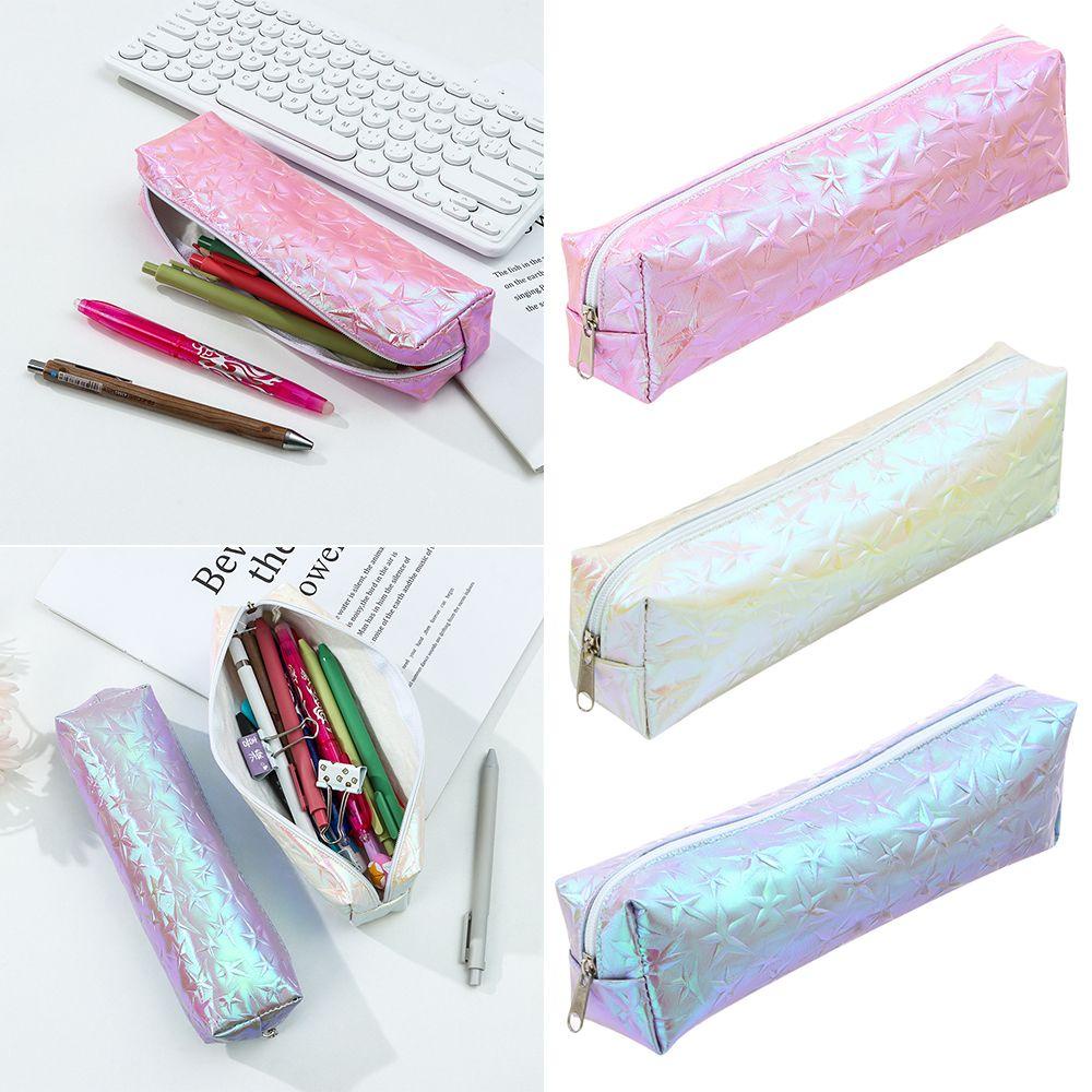CHOOKEY Túi Đựng Bút Đa Năng Chống Thấm Nước Họa Tiết Ngôi Sao 3D