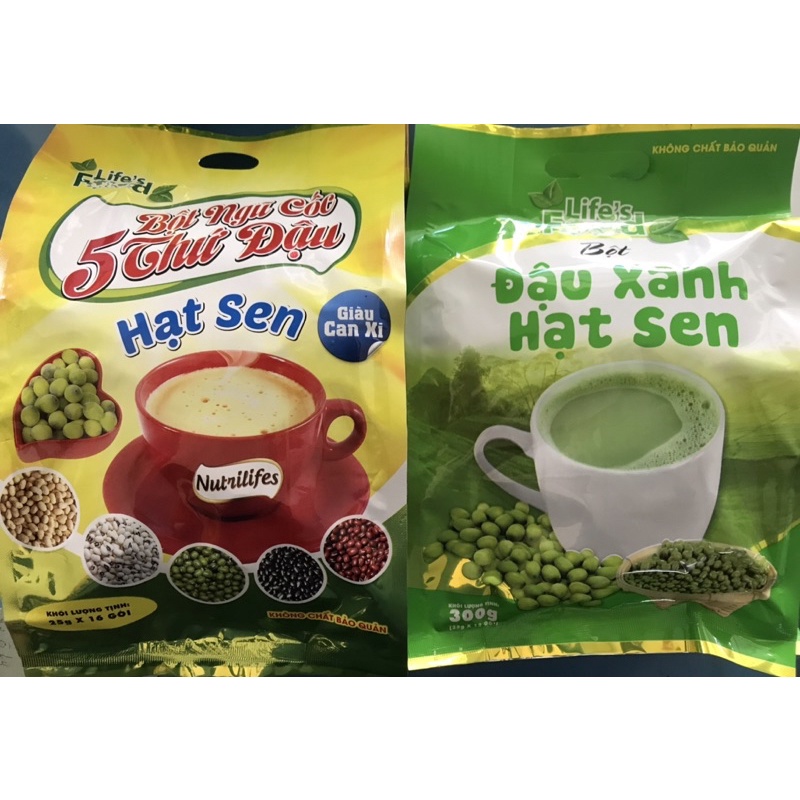 Bột ngũ cốc 5 thứ đậu Hạt Sen 400g ( Ngũ cốc dinh dưỡng )