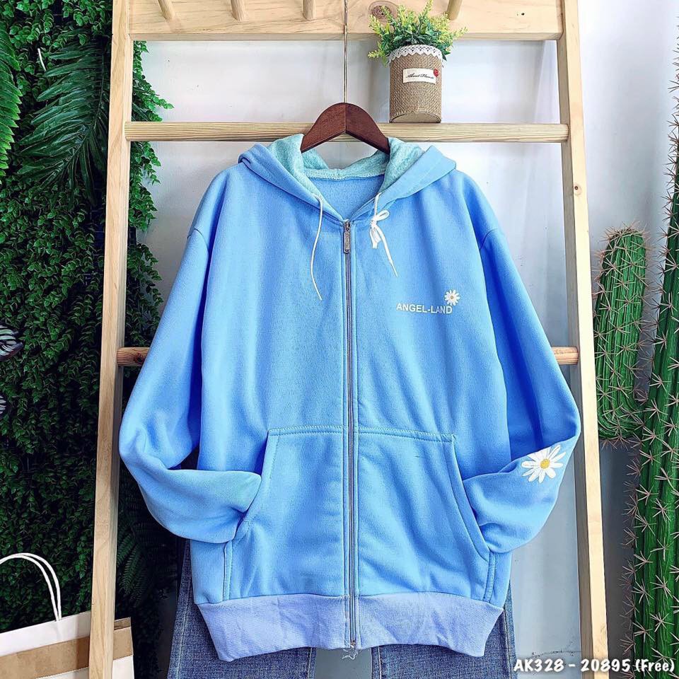 Áo khoác hoodieTránh Nắng Cho Nam Nữ Có 2 Màu Sweater form rộng Kiểu Dây Kéo unisex Cho Cặp Đôi Kèm Ảnh thật 123SHOP | BigBuy360 - bigbuy360.vn