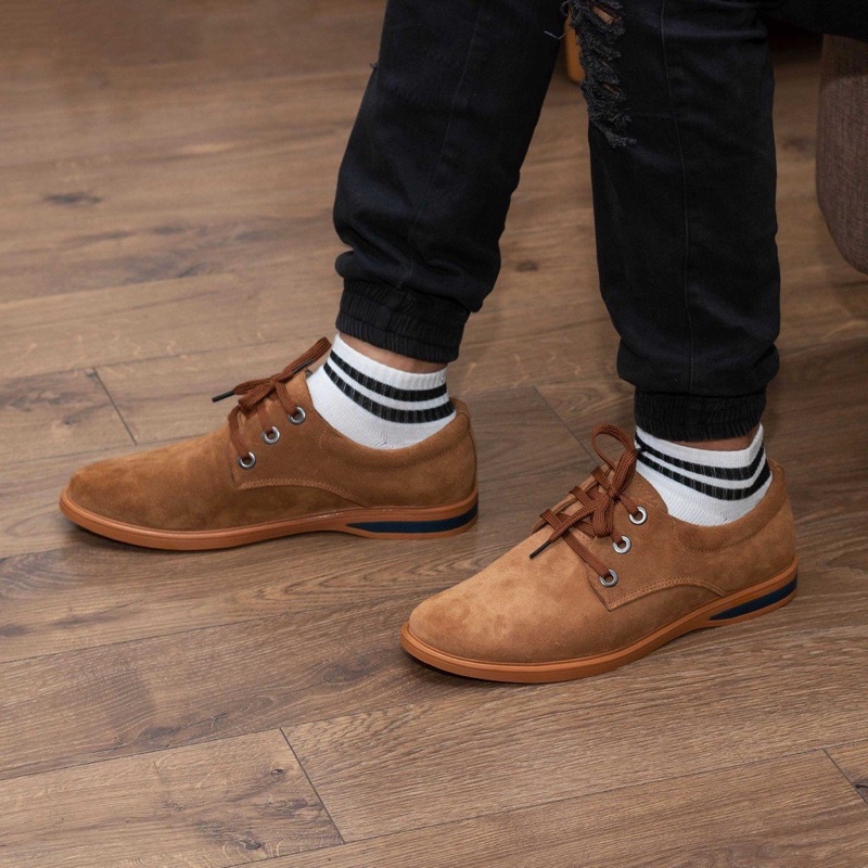 [Da Thật 100%] Giày Đốc nam da lộn giá tại xưởng sản xuất.