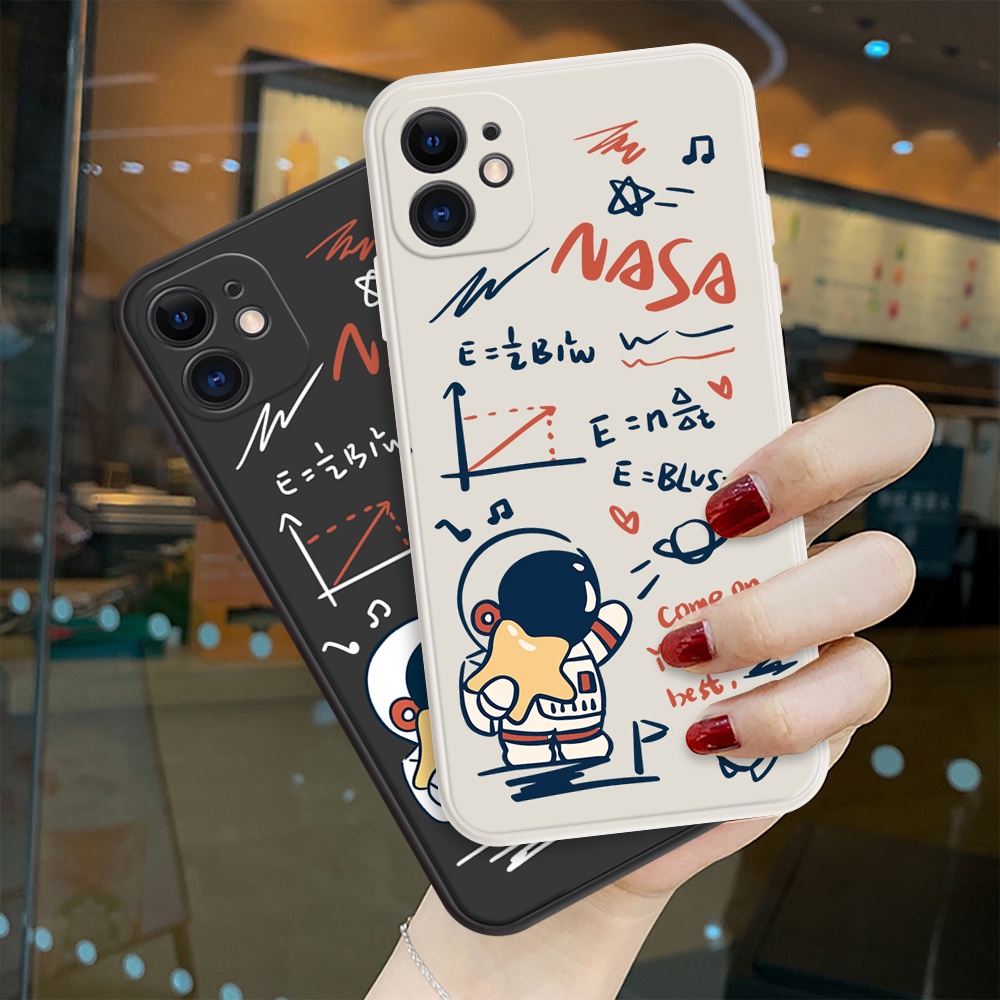 Ốp điện thoại in hình phi hành gia NASA cho Xiaomi Mi 11 11X lite Pro Ultra Xiaomi Poco X3 F3 Xiaomi Mi 10 10T 9T Pro Lite H04