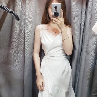 Đầm đắp ngực chéo vạt