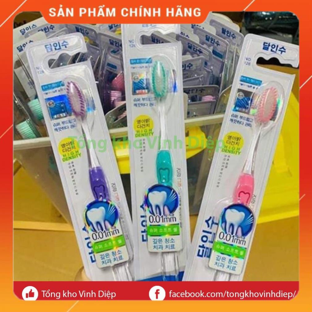 Combo 1 hộp nhựa 45 chiếc bàn chải đánh răng Hàn Quốc bền đẹp