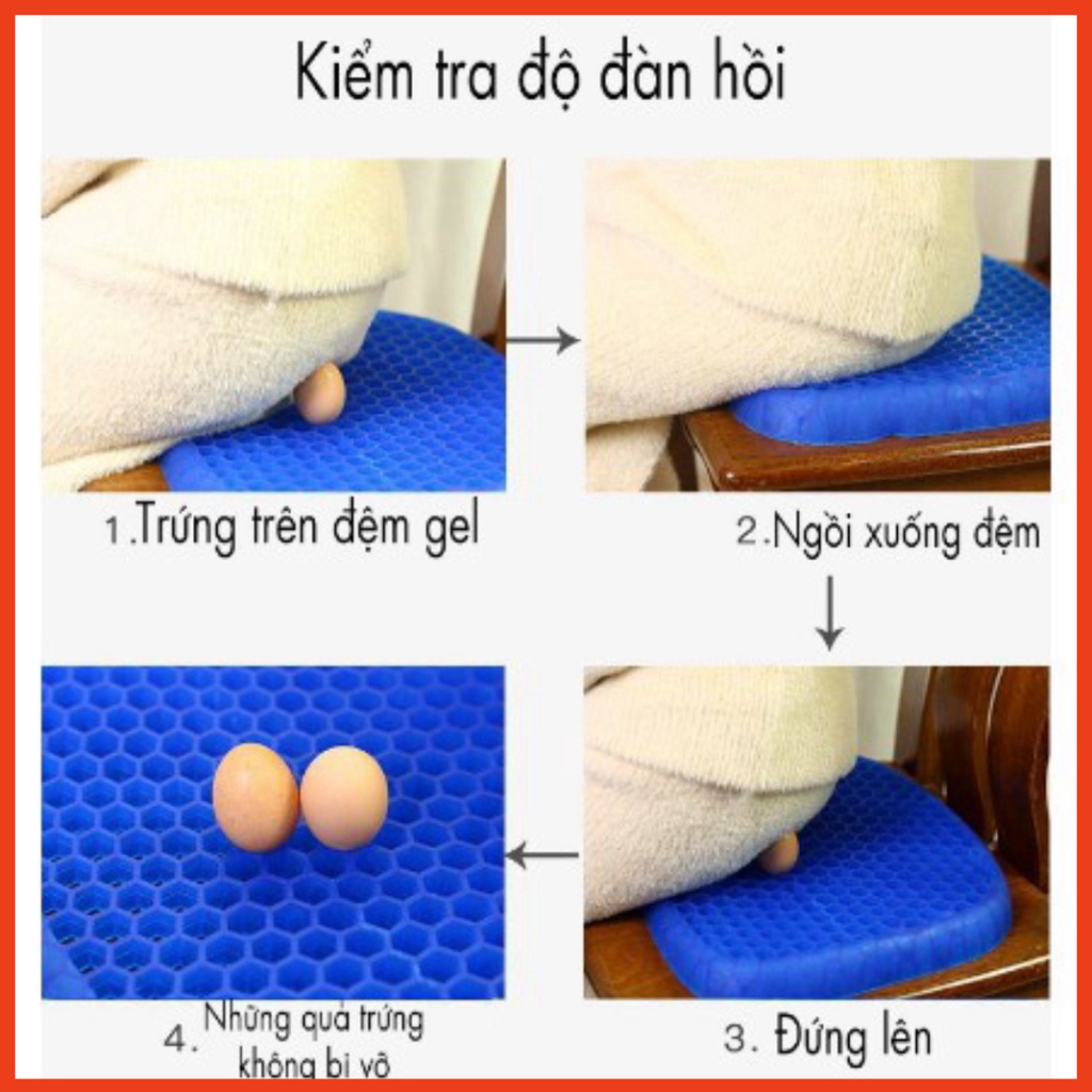 ⚡CHỐNG MỎI⚡Loại 1200gr - Đệm Ngồi 2 Lớp 3D Thoáng Khí MAGIC CUSHION Thoáng Khí Tuần Hoàn | Nệm Ngồi Ghế Văn Phòng Ô Tô