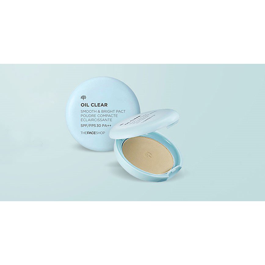 Phấn Phủ Nén Kiềm Dầu Oil Clear Smooth & Bright Pact 9g