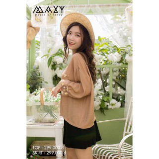ÁO - NUDE DAISY - Áó phối hoa daisy