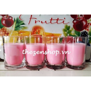 Nến Ly AROMA Cao Cấp Hoa Hồng