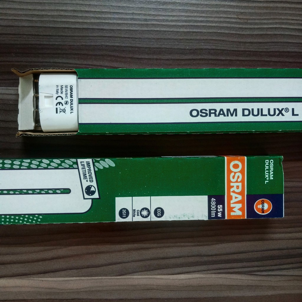 (SALE) Bóng đèn chữ U OSRAM Dulux L 55W / 840 đuôi 2G11